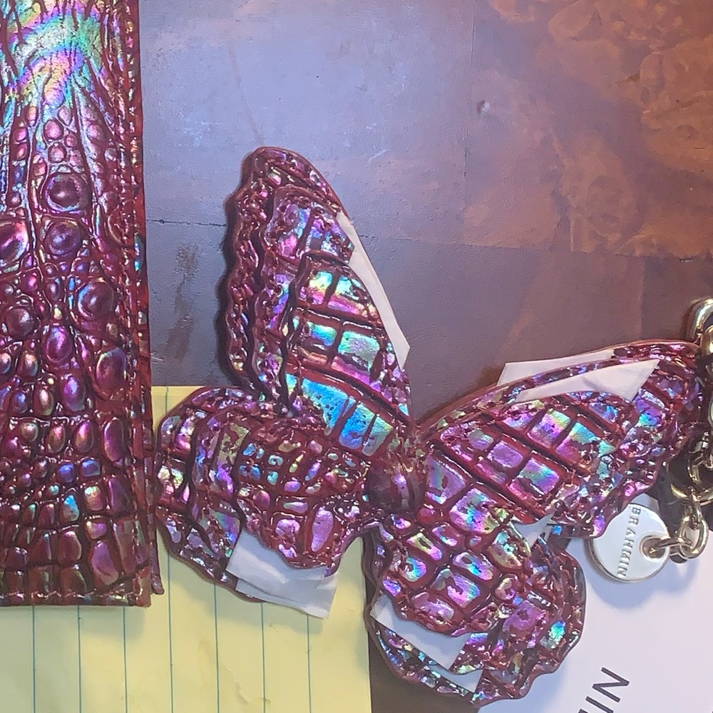 NWT Brahmin Sangria Butterfly
